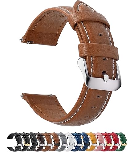 ZXF Leather Watch Strap Leather Strap 20 mm 22 mm 24 mm